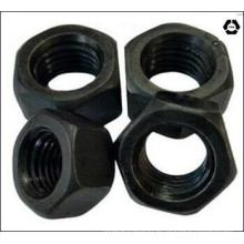 Aço de carbono preto ASTM A563 Porca